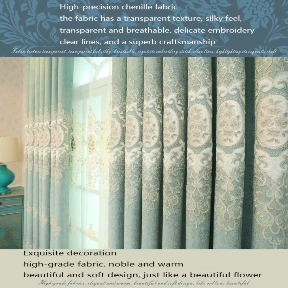 Amazon｜ZZXIA-カーテン 洋風の高級な雰囲気の客間のカーテンの完成品